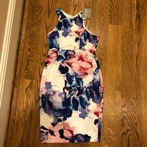 NEW floral cutout dress